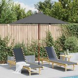 Vanjski suncobran s drvenim stupom 150 x 200 cm antracit | shoptok.hr