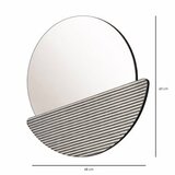 Hanah home Ogledalo Crescent Fume | Eponuda.com