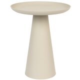 White Label Bež aluminijasta kavna mizica Ringar, ø 34,5 cm Cene