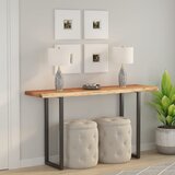 vidaXL Stolna ploča 110x40x2,5 cm pravokutna bagremovo drvo živi rub | shoptok.hr