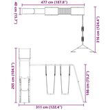 Vanjski Zunanje igralo impregnirana borovina | Shoptok.si
