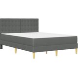  Okvir kreveta s madracem Tamno siva 140 x 190 cm tkanina | shoptok.hr