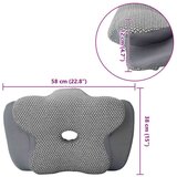  Jastuk s jastukom Siva 60 x 37 x 13 cm Poliester | shoptok.hr