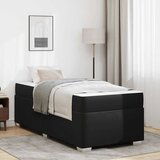 vidaXL Krevetna konstrukcija Ostalo Crna 90 x 190 cm | shoptok.hr