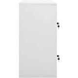 vidaXL ormarić s ključem svjetlosivi-crveni 90 x 45 x 92,5 cm čelični | shoptok.hr