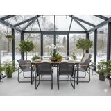  Set vrtnog namještaja stol + 6 stolica antracit | shoptok.hr