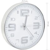  Zidni sat 30 cm srebrni | shoptok.hr