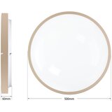  Brilagi - LED prigušiva svetiljka GLASS POOL DOUBLE LED/60W/230V 50 cm bež + daljinski upravljač | Eponuda.com