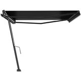  Samostojeća tenda na ručno uvlačenje 400 x 300 cm antracit | shoptok.hr