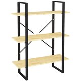 Maison Chic Knjižna omara - Knjižni regal 3-nadstropna 80x30x105 cm trdna borovina, (21725315) Cene