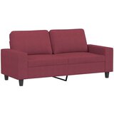  Dvosjed od tkanine crvena boja vina 140 cm | shoptok.hr