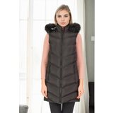 Dewberry Z6709 CREMONA WOMEN'S VEST-BLACK-1 | Shoptok.si