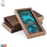 PRINC LEATHER Ženski poklon set futrola za kartice i ogledalce, Plava Cene