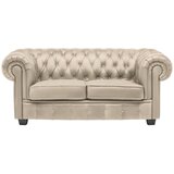 Landscape CHESTERFIELD ZOFA, krem barve tekstil Cene