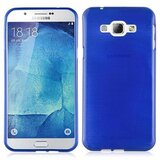Cadorabo Ohišje, združljiv s Samsungom v modrem - zaščitnem pokrovu, narejen iz fleksibilnega silikona TPU v brušenem dizajnu, (20571008) Cene
