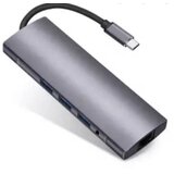 Fast Asia "(OST04360) adapter TIP-C (Muški) na HDMI + 4XUSB3.0 + TIP C+ SD/Micro + Audio + VGA + RJ45" | Eponuda.com
