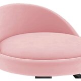  Barski stolček roza žamet | Shoptok.si