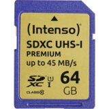 Intenso SDXC Card 64GB Class 10 UHS-I Premium | shoptok.hr