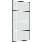  Klizna vrata s priborom 102,5x205 cm od stakla ESG i aluminija | shoptok.hr