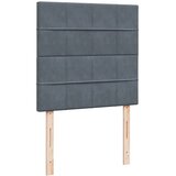  Box spring krevet s madracem tamnosivi 100x200 cm baršunasti | shoptok.hr