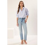 TRENDYOLMILLA ženski pantalone Twoss23Je00089, plava-plava | Eponuda.com