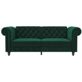 Støraa Temno zelena žametna raztegljiva sedežna garnitura 236 cm Felix – | Shoptok.si