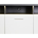 Premium Living Tv-element Alassio, Bela, Temno Siva | Shoptok.si