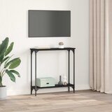  Konzolna stolica Crni hrast 75 x 22,5 x 75 cm Konstruirano drvo | shoptok.hr