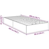  Ottomanska postelja Star les 193 x 120 x 25 cm Iverna plošča, (5000141965) | Shoptok.si