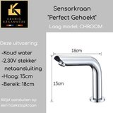 Kranig Kraanwerk Catering Senzorska pipa | Brez dotika | Popolnoma okoten | WC soba, (21731978) | Shoptok.si