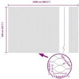 vidaXL ograjni stebri 22 kos U-kanal siva 140 cm jeklo, šesterokotna ograja siva 1,4x25 m jeklo | Shoptok.si