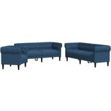  3-dijelni set sofa plavi od tkanine | shoptok.hr