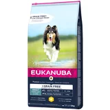 Eukanuba Grain Free Adult Large Breed piščanec - 12 kg