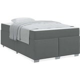 vidaXL krevetna konstrukcija ostalo tamno siva 120 x 190 cm tkanina | shoptok.hr