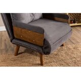Atelier Del Sofa Fotelja na razvlačenje Cosmo, 190x70x82 cm, Tamnosiva | Eponuda.ba