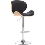 The Living Store Barski stolček črno umetno usnje - Barski Stol, (21482049) | Shoptok.si