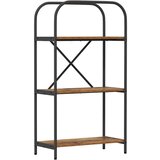 vidaXL Polica Staro drvo 60 x 30 x 109 cm Konstruirano drvo | shoptok.hr