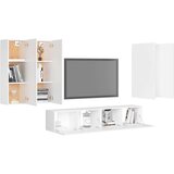  6-dijelni set TV ormarića bijeli od iverice | shoptok.hr