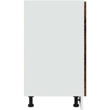 vidaXL Spodnja omarica s predalom starinski les 80x46x81,5 cm inž. les | Shoptok.si