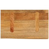 Stolna ploča 50x40x2,5 cm od masivnog drva manga sa živim rubom | shoptok.hr