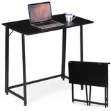 sklopivi računalni stol 80 × 45 cm za laptop – crni