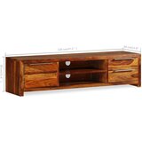 vidaXL tV Komoda od Masivnog Indijskog Ružinog Drveta 120x30x30 cm | shoptok.hr