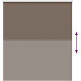 Rolo zavjesa Blackout Coffee 125x150 cm Širina tkanine 121,6 cm | shoptok.hr