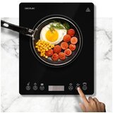 Cecotec indukcijska ploča za kuhanje, 2000W, 8 razina, crna Full Magma Slim | shoptok.hr
