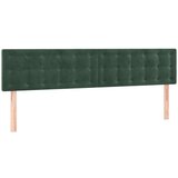  LED posteljno vzglavje temno zeleno 160x5x78/88 cm žamet, (20933611) | Shoptok.si