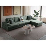 Atelier Del Sofa Aries Relax Joker Right ugaona garnitura na razvlačenje 180 × 356 cm, zelena | Eponuda.com