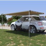 vidaXL Tenda za avtodom in počitniško prikolico 3,6x2x2,15 m bež | Shoptok.si