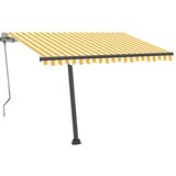 Automatska tenda sa senzorom LED 300x250 cm žuto-bijela | shoptok.hr