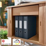 Leitz Registrator Cosy A4/80, 180°, samostoječ, siv | Shoptok.si