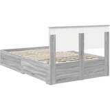  Konstrukcija postelje Siva Sonoma 120 x 200 cm Konstruiran les, (5000100682) | Shoptok.si